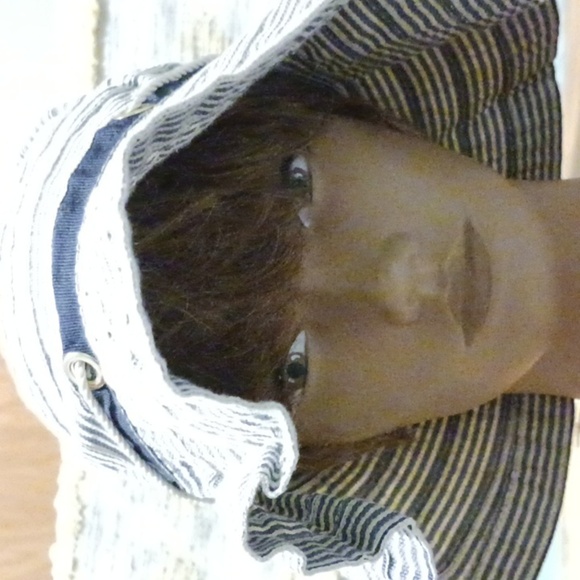 Hats & Dreams Pinstripe Hat Made in Italy- NWT - Picture 2 of 7